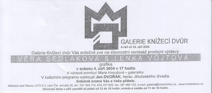 Vra Sedlkov&Lenka Vojtov - grafika