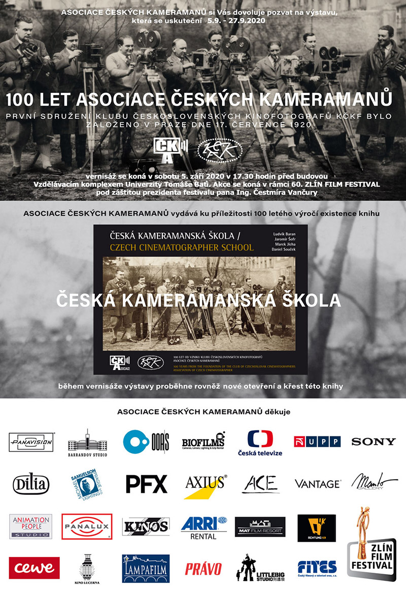Vernisáž fotografické výstavy 100. let Asociace českých kameramanů