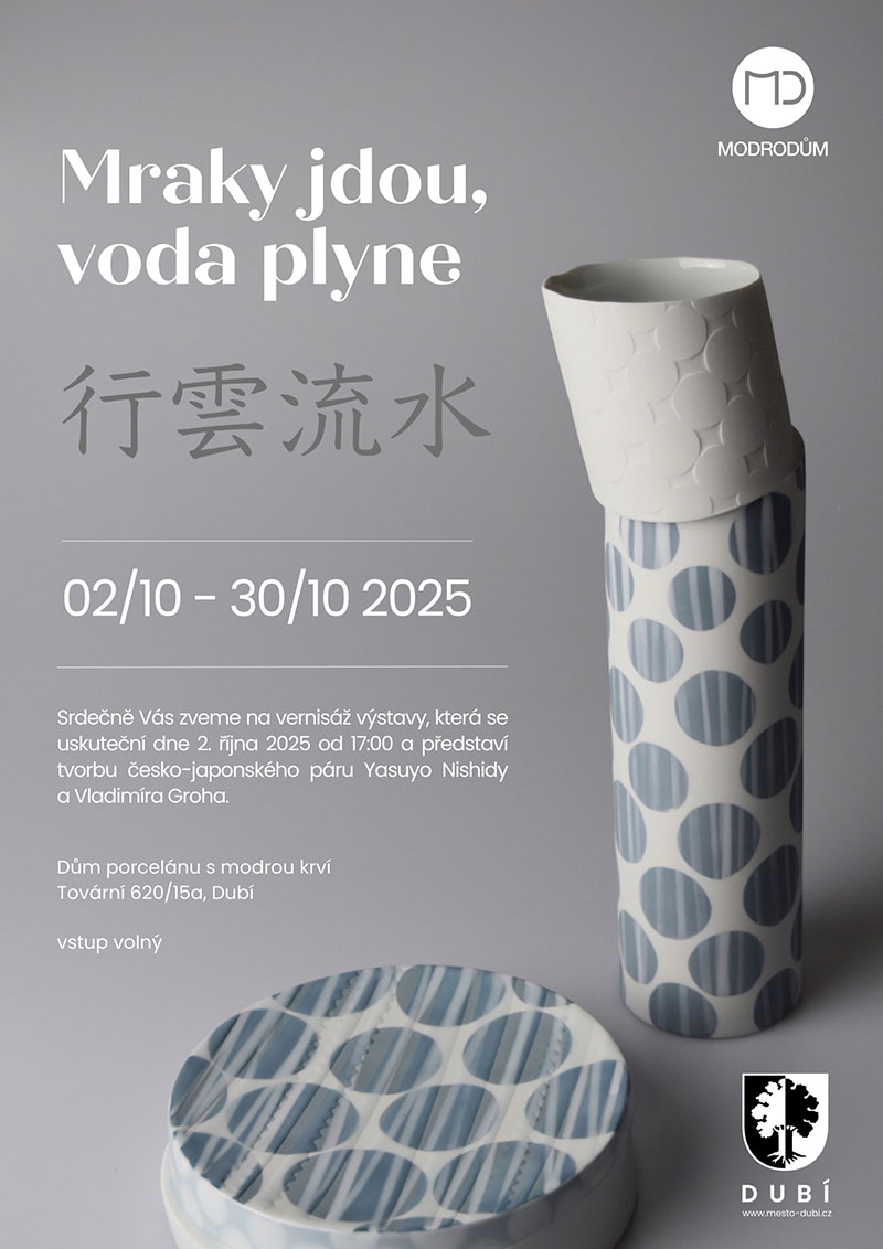  Mraky jdou, voda plyne“ esko-japonskho pru Yasuyo Nishidy a Vladimra Groha